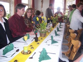 Foto der Tafel im Auenhof