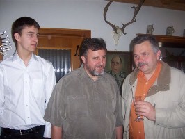 Foto von Werner mit Markus und Anton