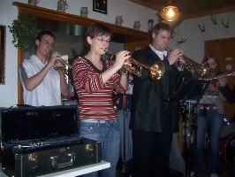 Foto der Trompeter vom JBO